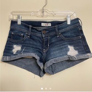 Hollister Distressed Jean Shorts
